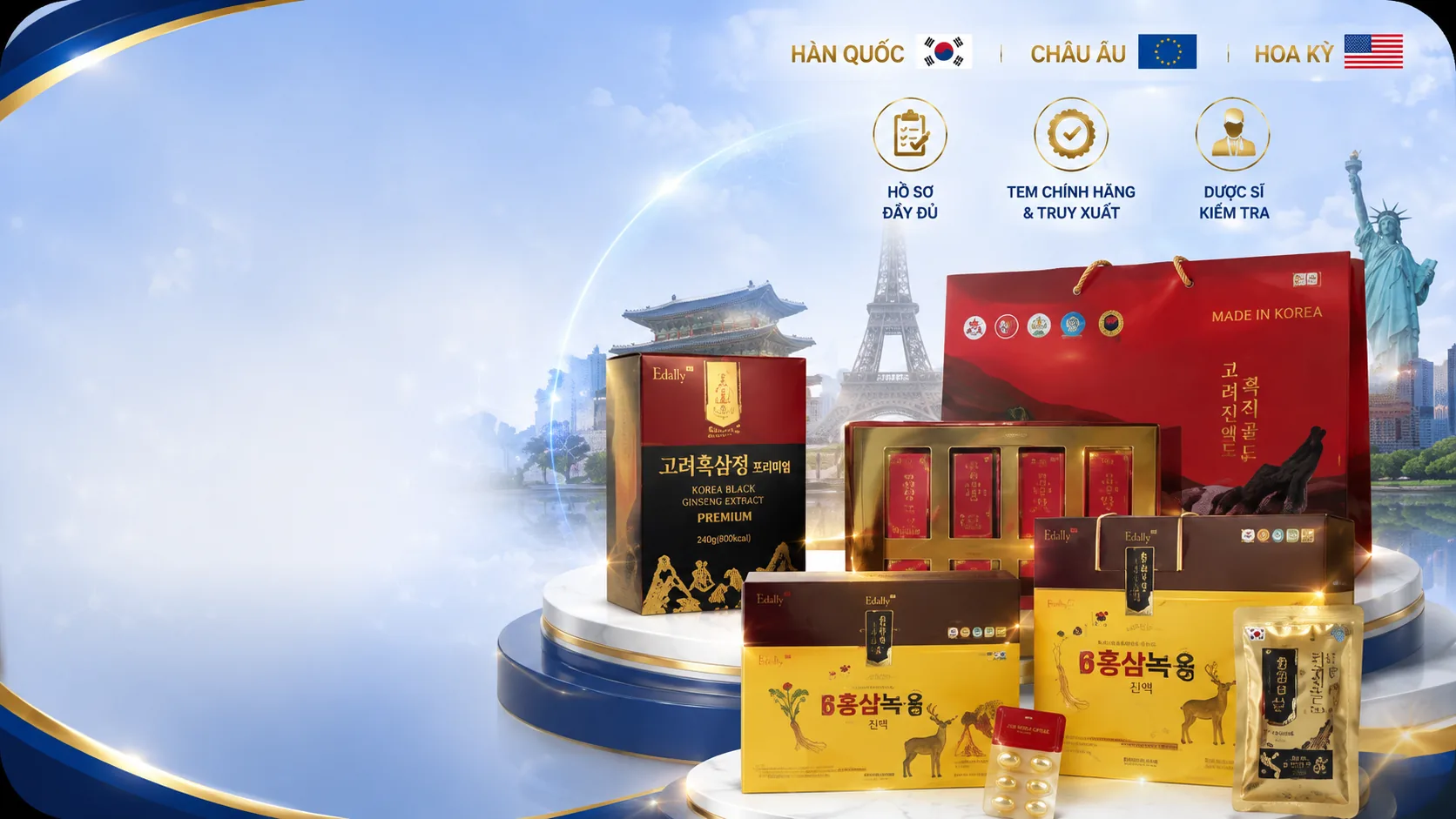 Sản phẩm bảo vệ sức khỏe nhập khẩu chính hãng tại Nhà thuốc Ngọc Hiền